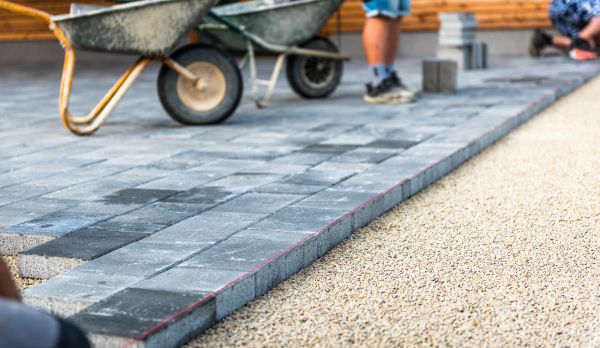 Paver Driveway Repair in Noblesville
