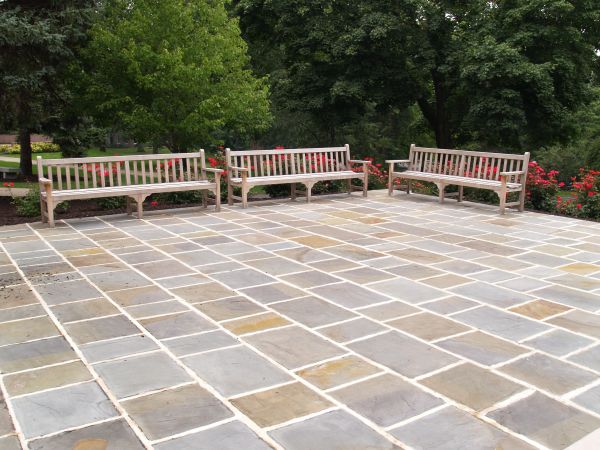 Slate Patio Installation in Noblesville